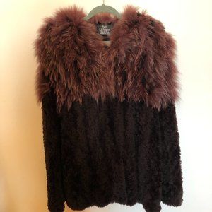 Paula Lishman Beaver and Fox knit long-sleeved jacket